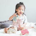 Plan Toys Push Along Bunny - Grey