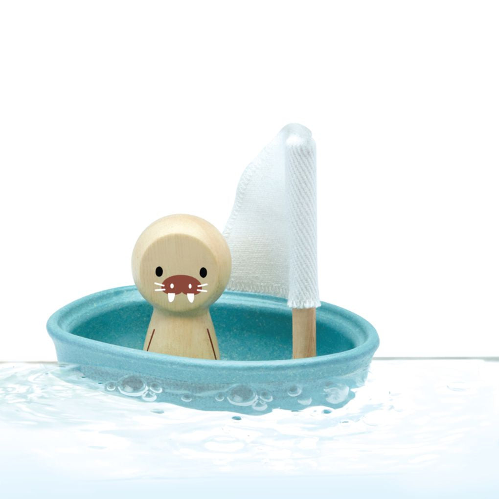 Plan Toys Sailing Boat - Walrus - Modern Rustic