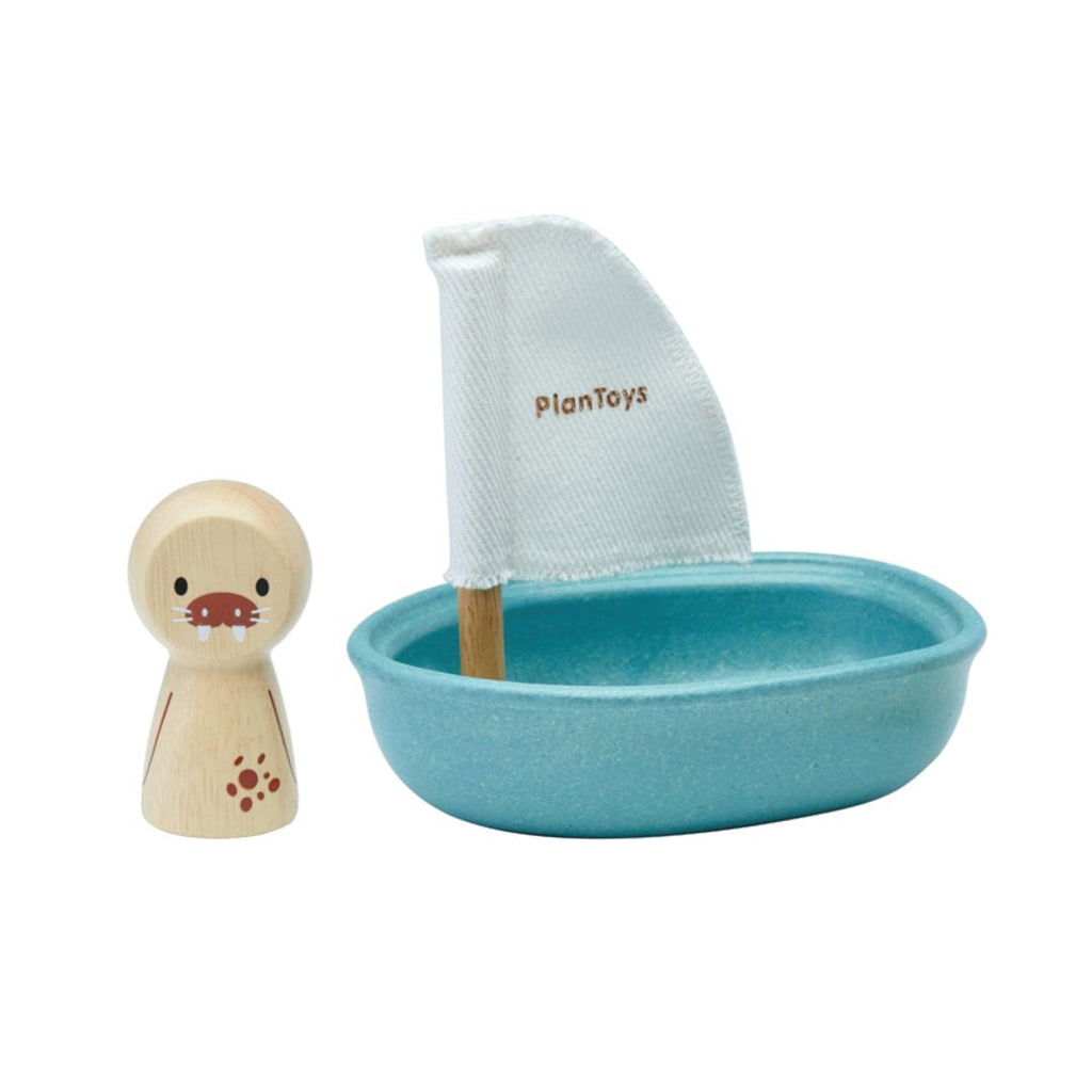 Plan Toys Sailing Boat - Walrus - Modern Rustic