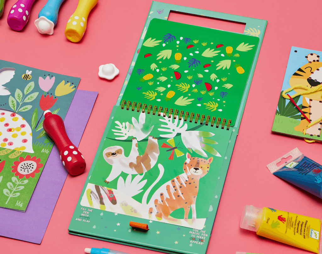 Magic Water Reusable Color-in Pad - Jungle