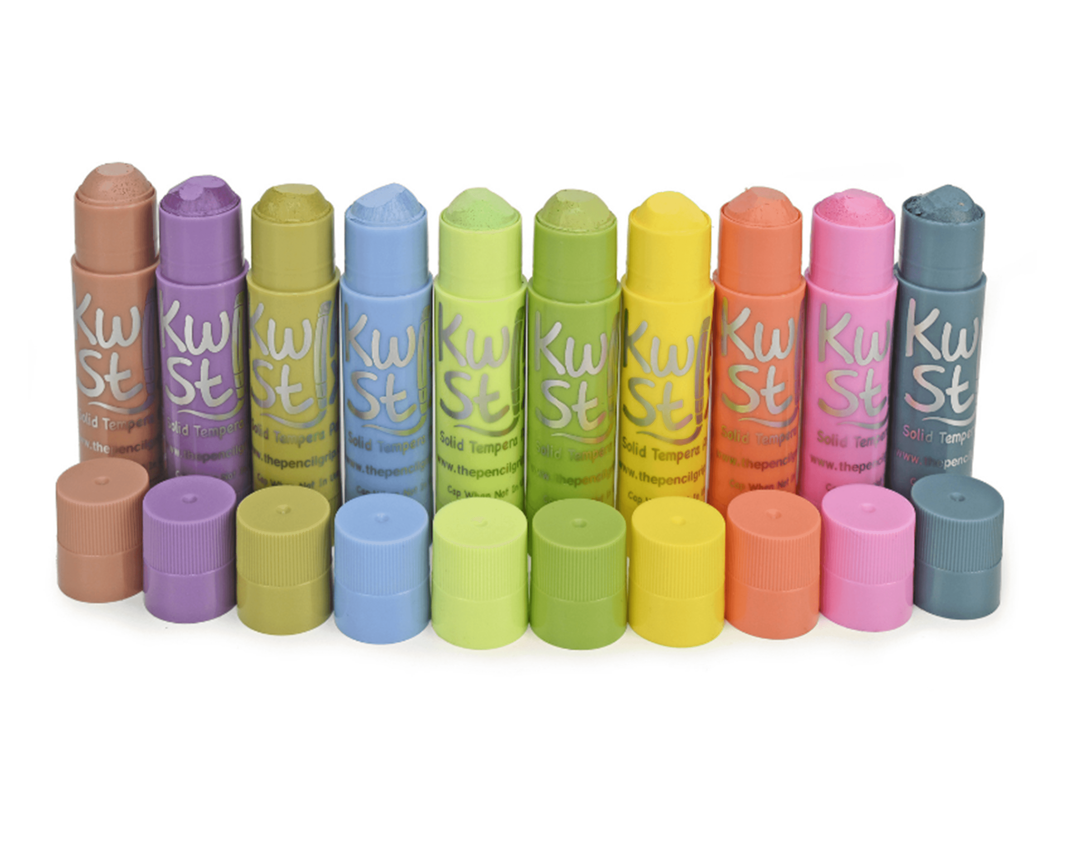 Pastel Tempera Paint Sticks - Set of 10