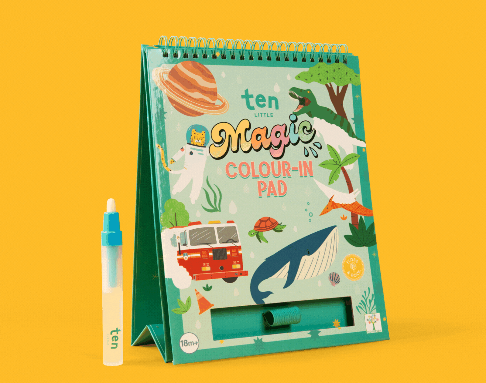 Magic Water Reusable Color-in Pad - Spot the Cheetah