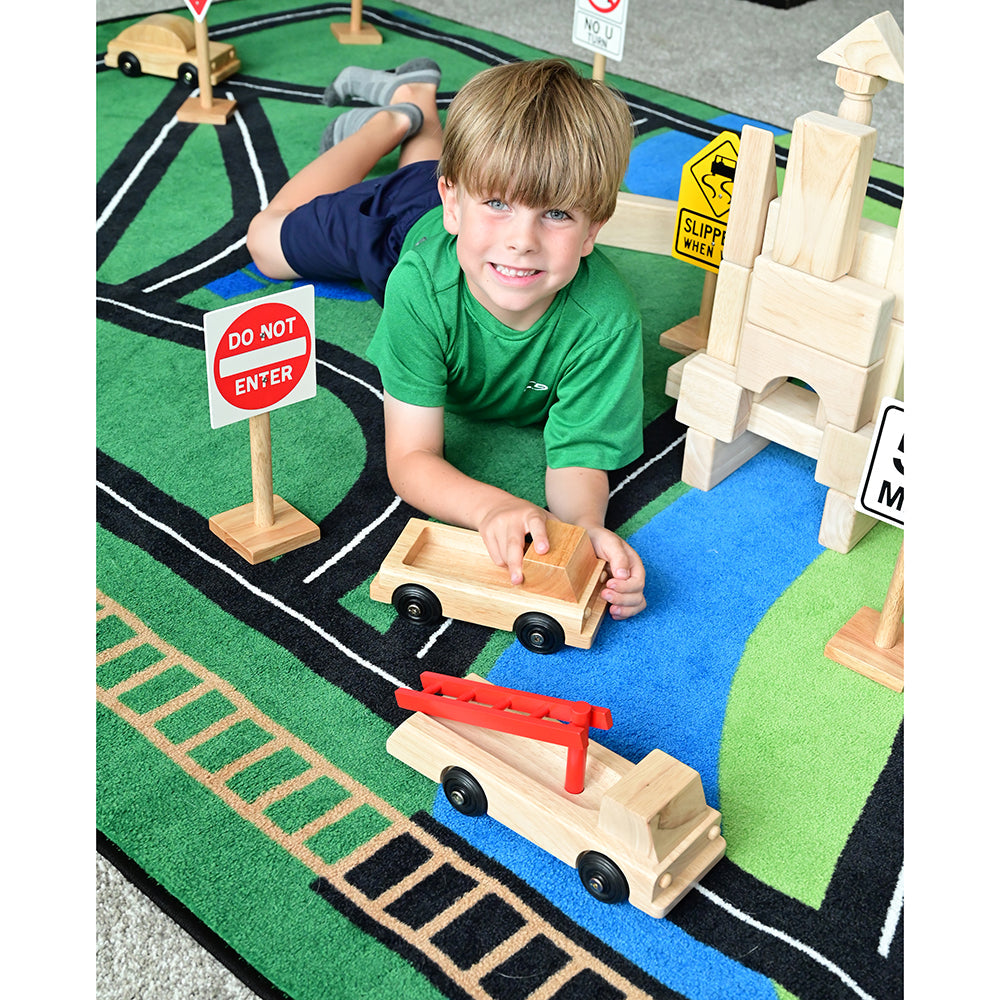 Hardwood Pickup Truck Toy | Pretend Play Vehicle