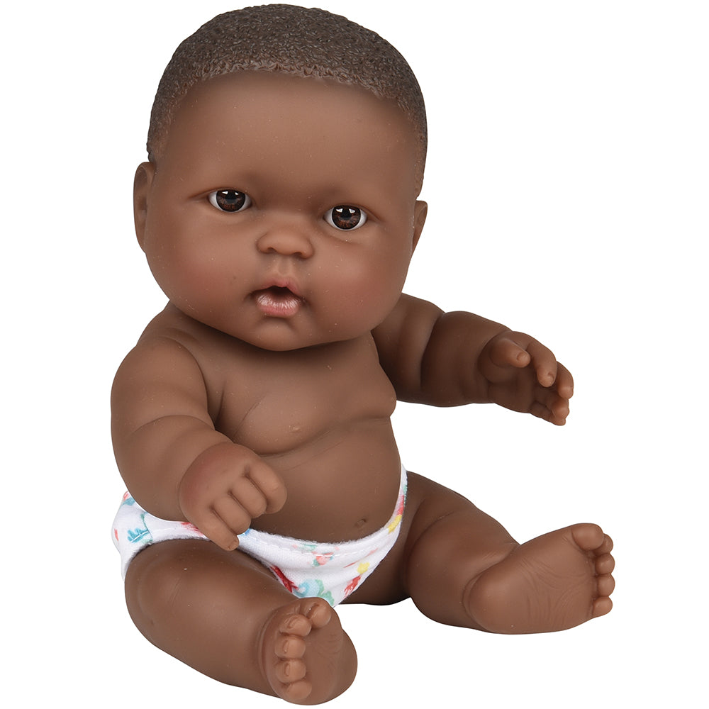 Huggable 10 African American Baby Doll | Soft Vinyl with Detailed Features