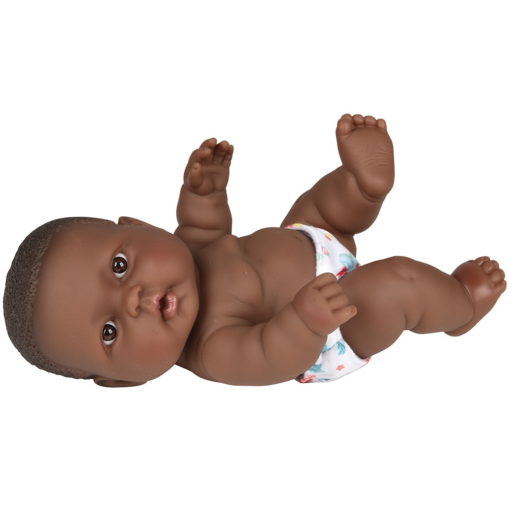Huggable 10 African American Baby Doll | Soft Vinyl with Detailed Features