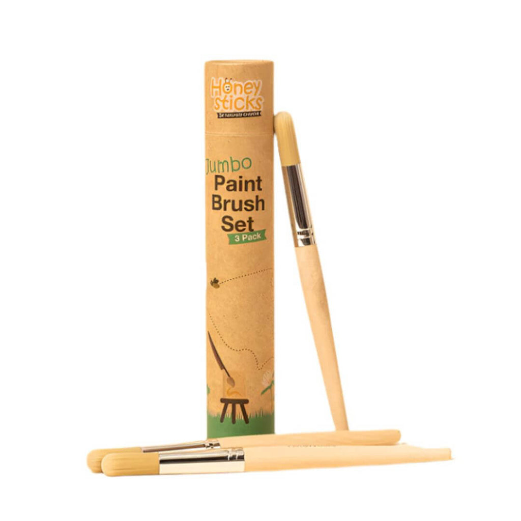 Jumbo Paint Brush Set - 3 Pack
