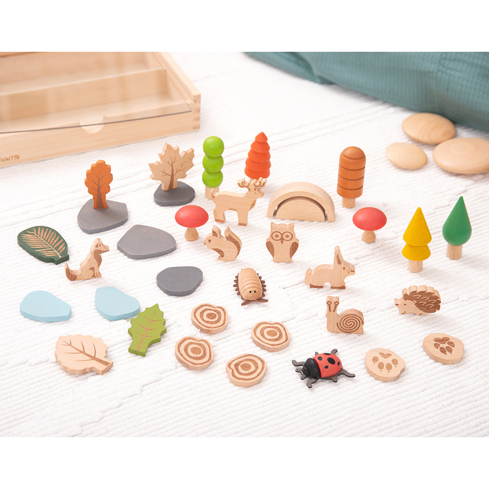 Woodland Trail Discovery Set | 37-Piece Beechwood Nature Playset