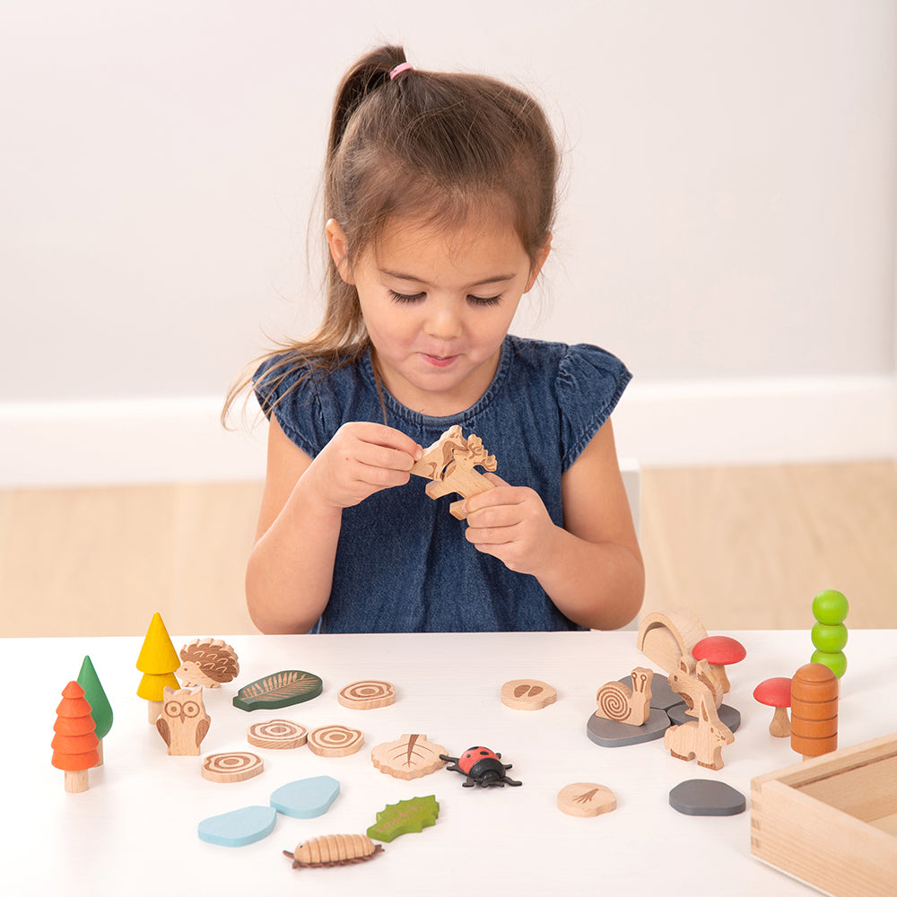 Woodland Trail Discovery Set | 37-Piece Beechwood Nature Playset