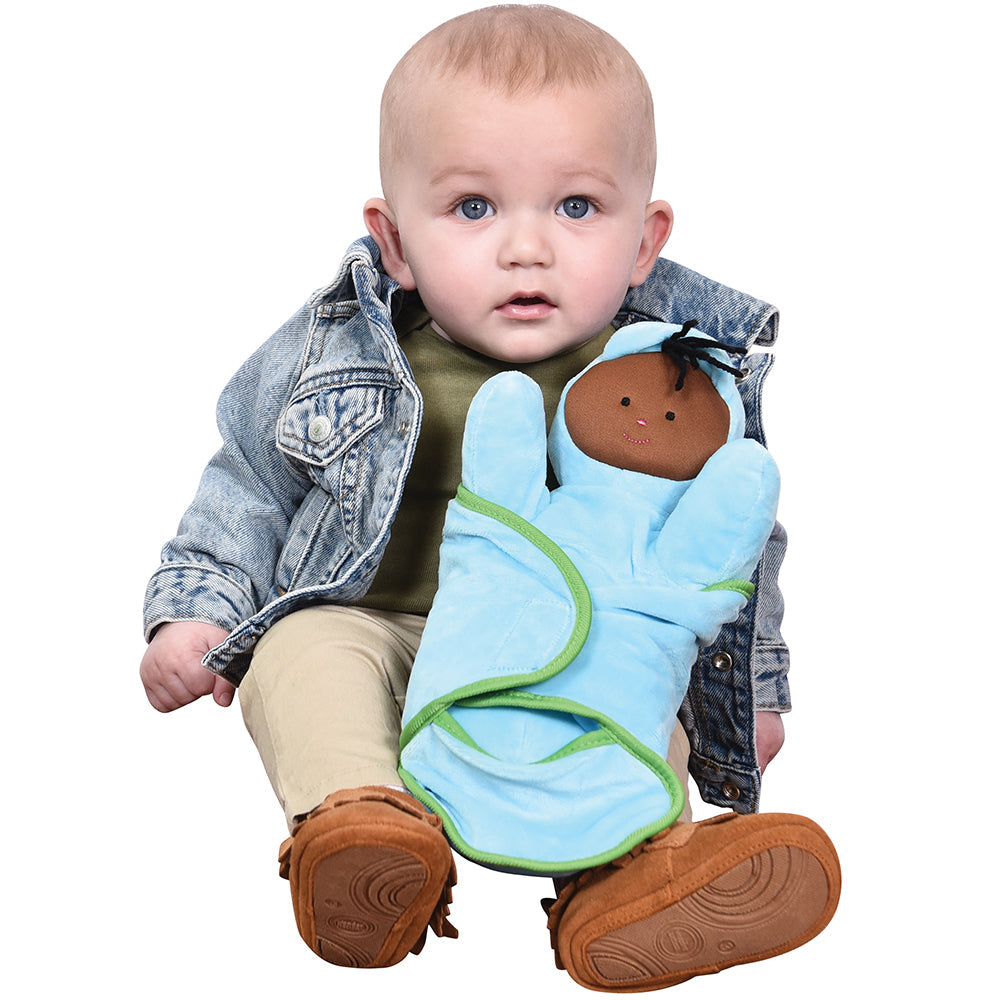 Circle Time Swaddle Babies Set | 4 Soft Baby Dolls with Matching Blankets