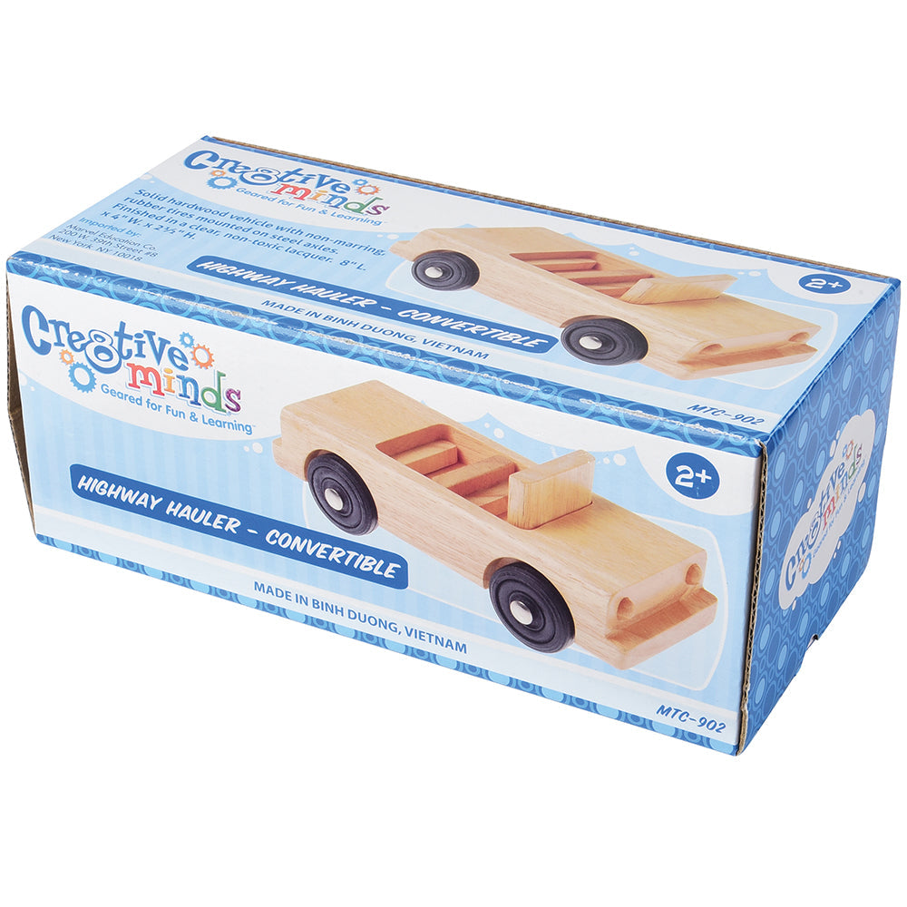 Hardwood Convertible Toy | Pretend Play Vehicle